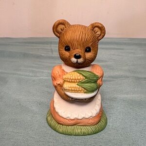 Homco Mama Bear Family Picnic Time Replacement Piece 1462 Corn Platter Fall